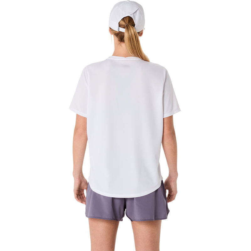 ASICS SILVER SHORT SLEEVED TOP