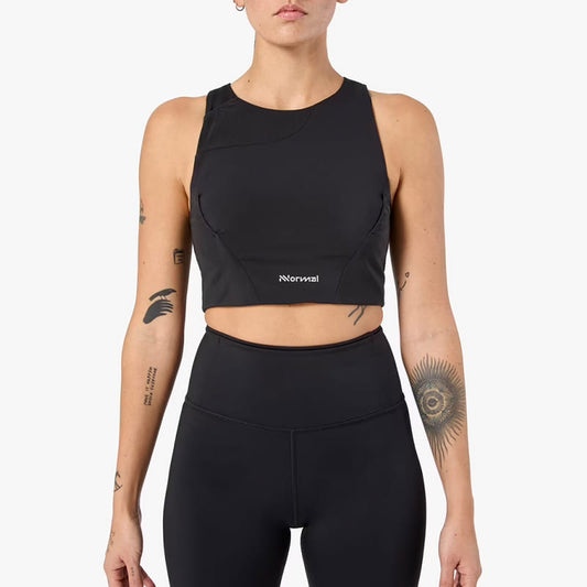 Trail Crop Top 02 W Black