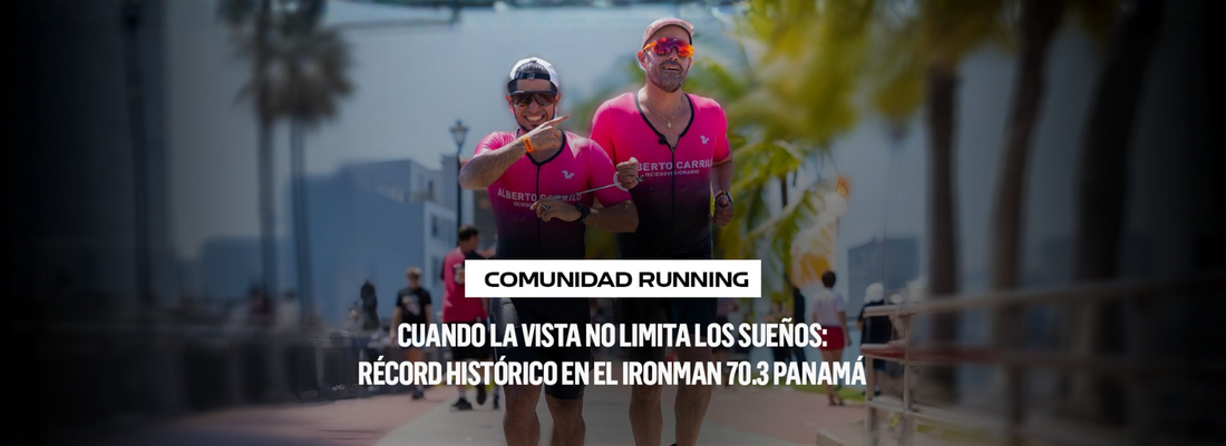 Determinación Imparable: El Ciego Visionario y Anuar Mata dejan huella en el Ironman 70.3 Panamá