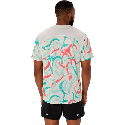 ROAD ALL OVER PRINT SHORT SLEEVE TOP