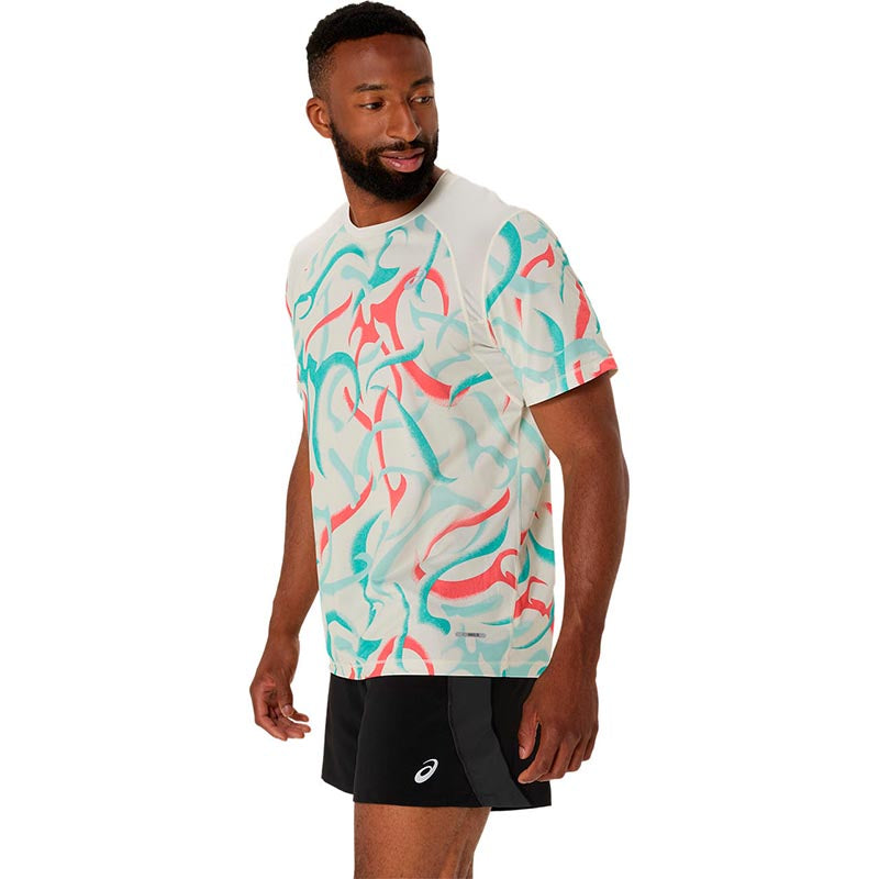 ROAD ALL OVER PRINT SHORT SLEEVE TOP