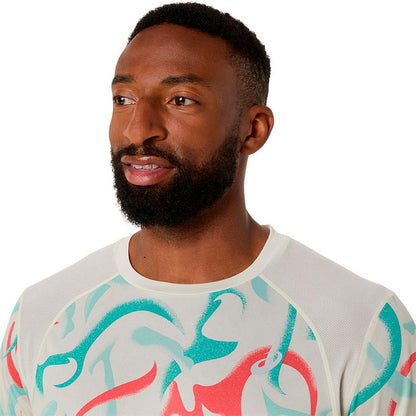 ROAD ALL OVER PRINT SHORT SLEEVE TOP