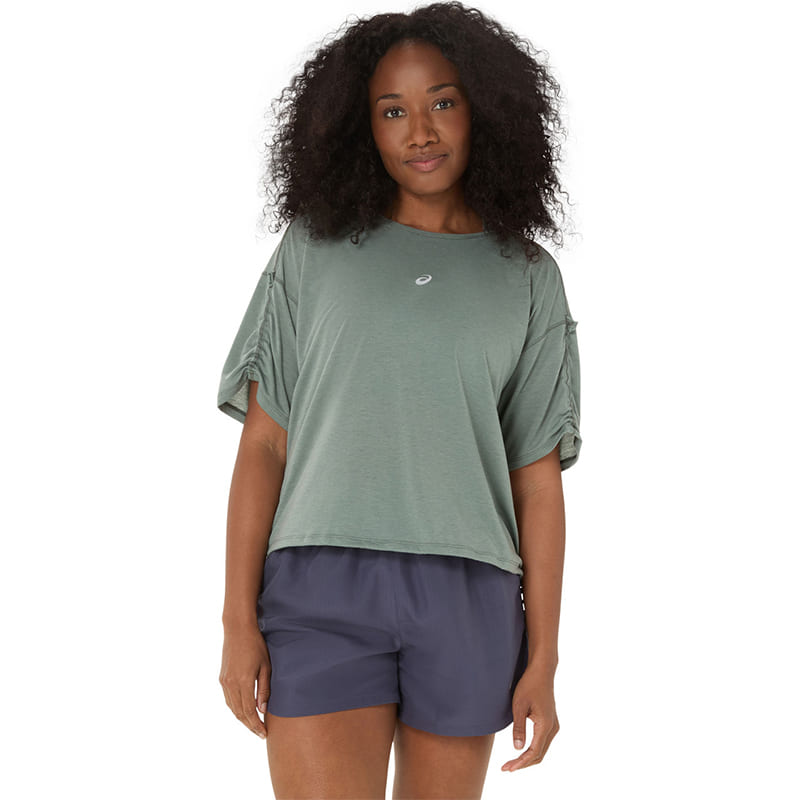 NAGINO RUN ADJUSTABLE SHORT SLEEVE TOP