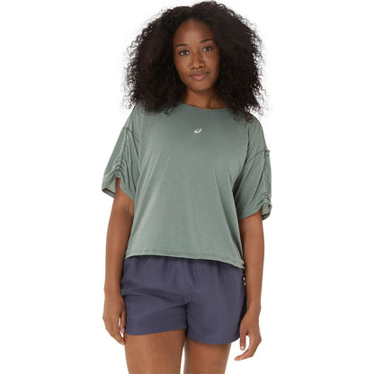 NAGINO RUN ADJUSTABLE SHORT SLEEVE TOP
