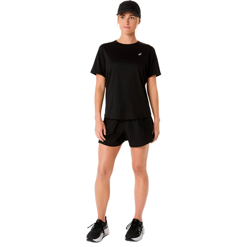 ASICS SILVER SHORT SLEEVED TOP