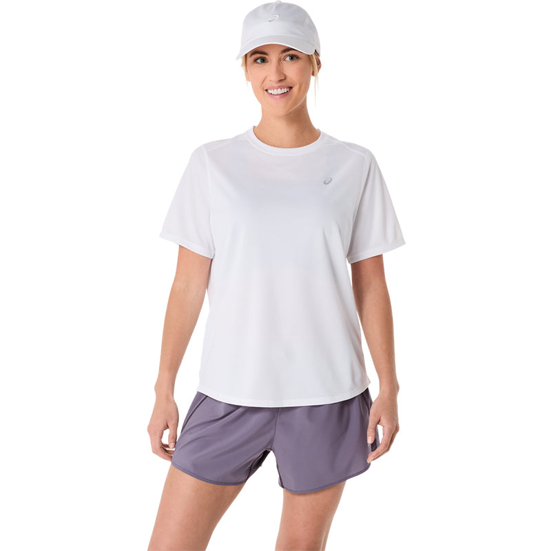 ASICS SILVER SHORT SLEEVED TOP
