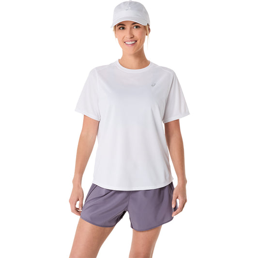 ASICS SILVER SHORT SLEEVED TOP