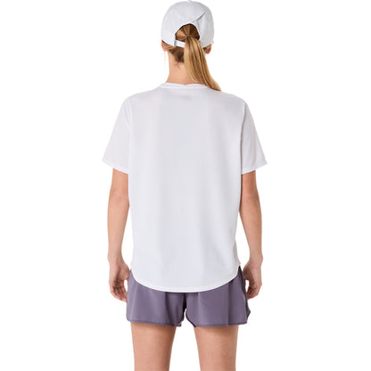 ASICS SILVER SHORT SLEEVED TOP