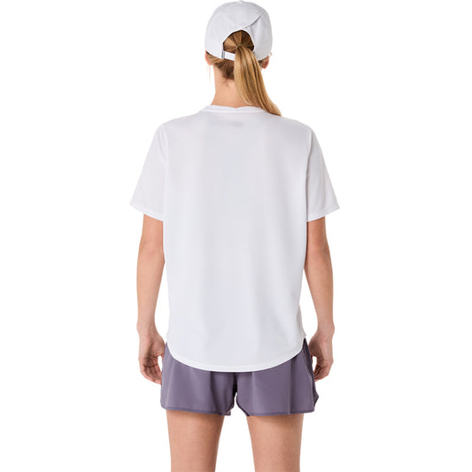 ASICS SILVER SHORT SLEEVED TOP
