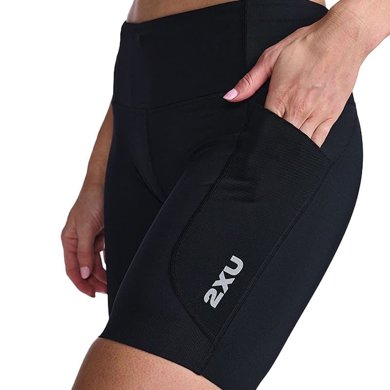 2xu Aero Mid-Rise Compression 6 Inches Short